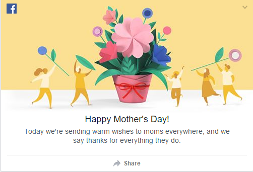 Facebook Mother's Day