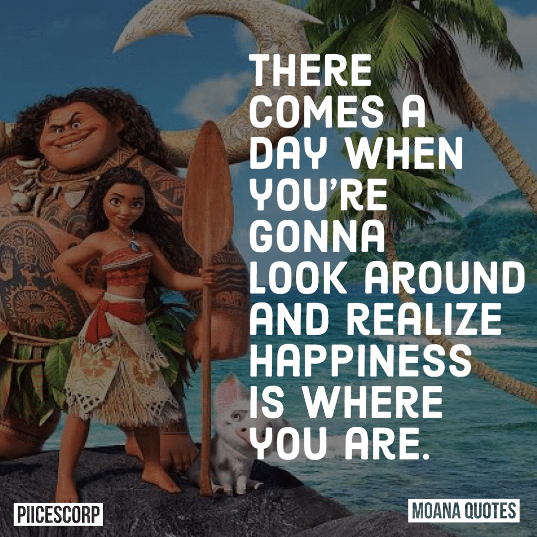 Moana Disney movie Quotes
