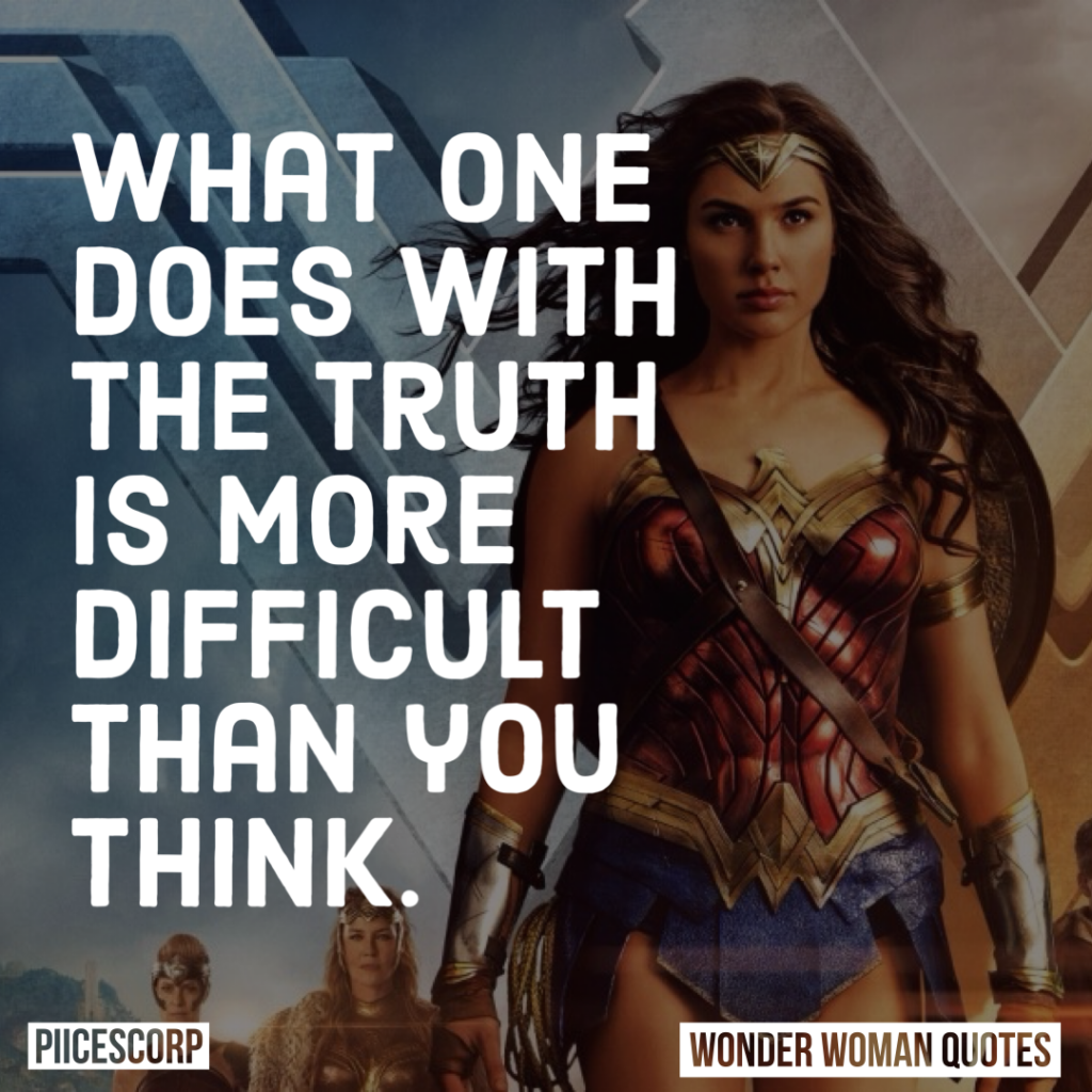 Wonder Woman movie quotes - PiiCESCORP