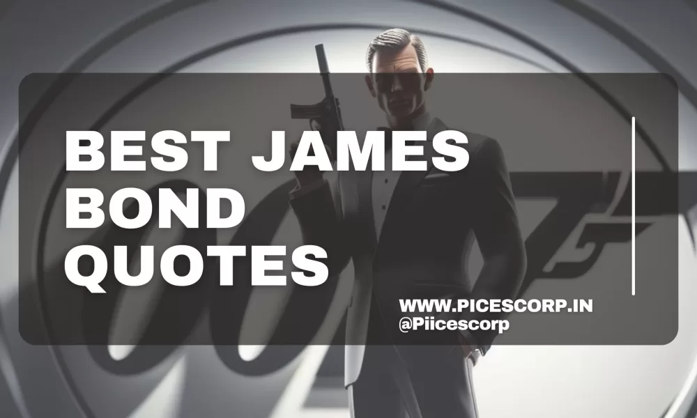 Best james bond Quotes