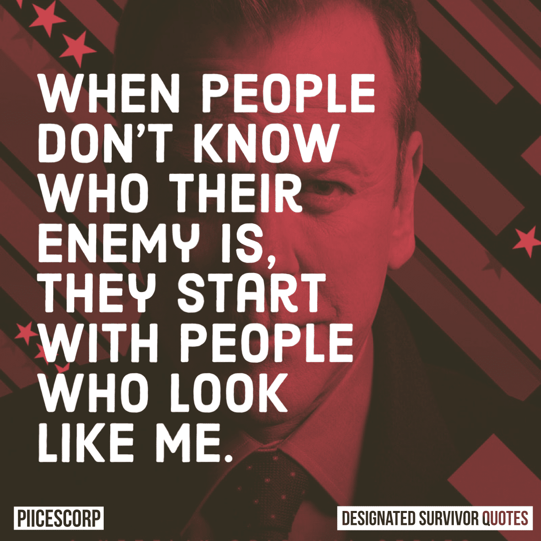 When people don’t know who their enemy is, they start with people who look like me.