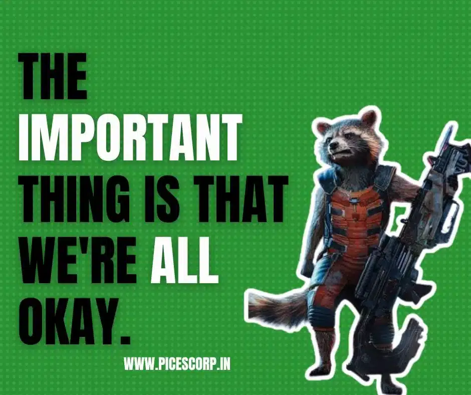 Best Rocket Raccoon quotes - PiiCESCORP