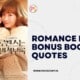 romance is bonus book Quotes