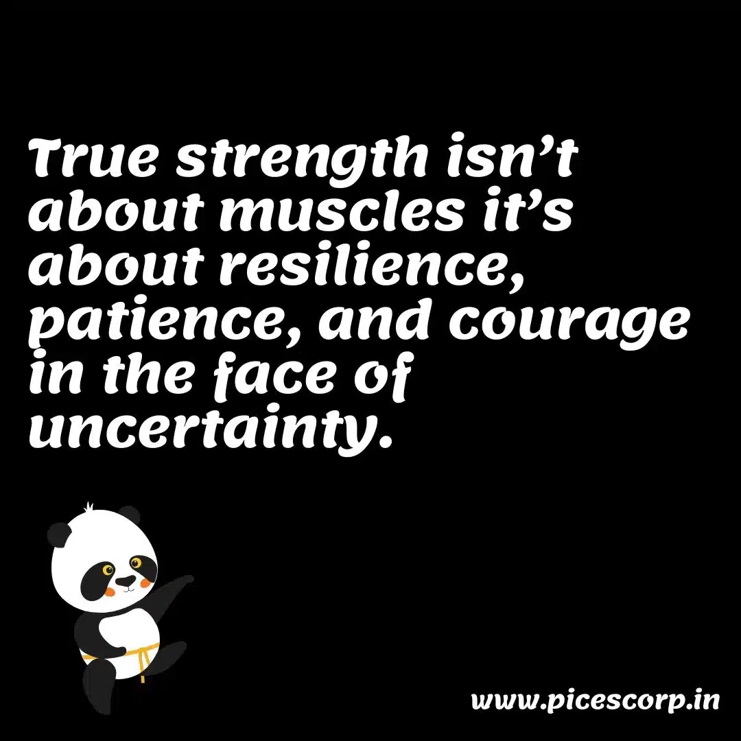 True strength isn’t about muscles—it’s about resilience, patience, and courage in the face of uncertainty